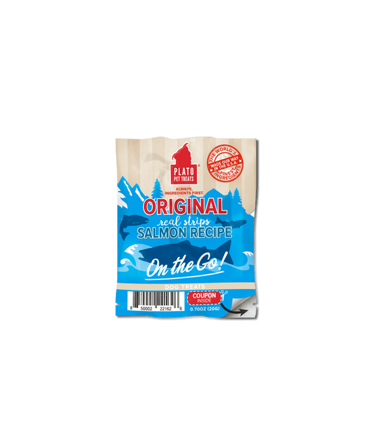 Plato - On The Go! Bulk - Original Real Strips Salmon Recipe - 0.70-oz