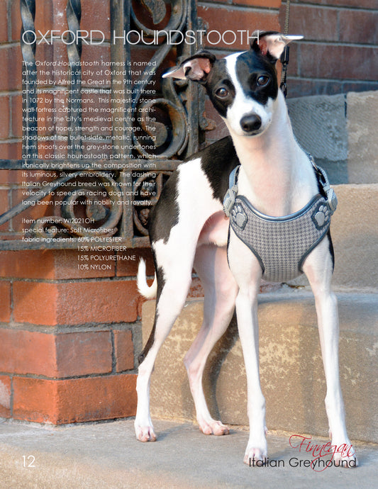 Pretty Paw Pets - Oxford Houndstooth Dog Harness - Size 4