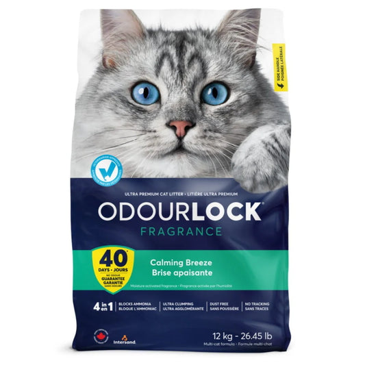 Intersand OdourLock Calming Breeze Cat Litter, 12-kg