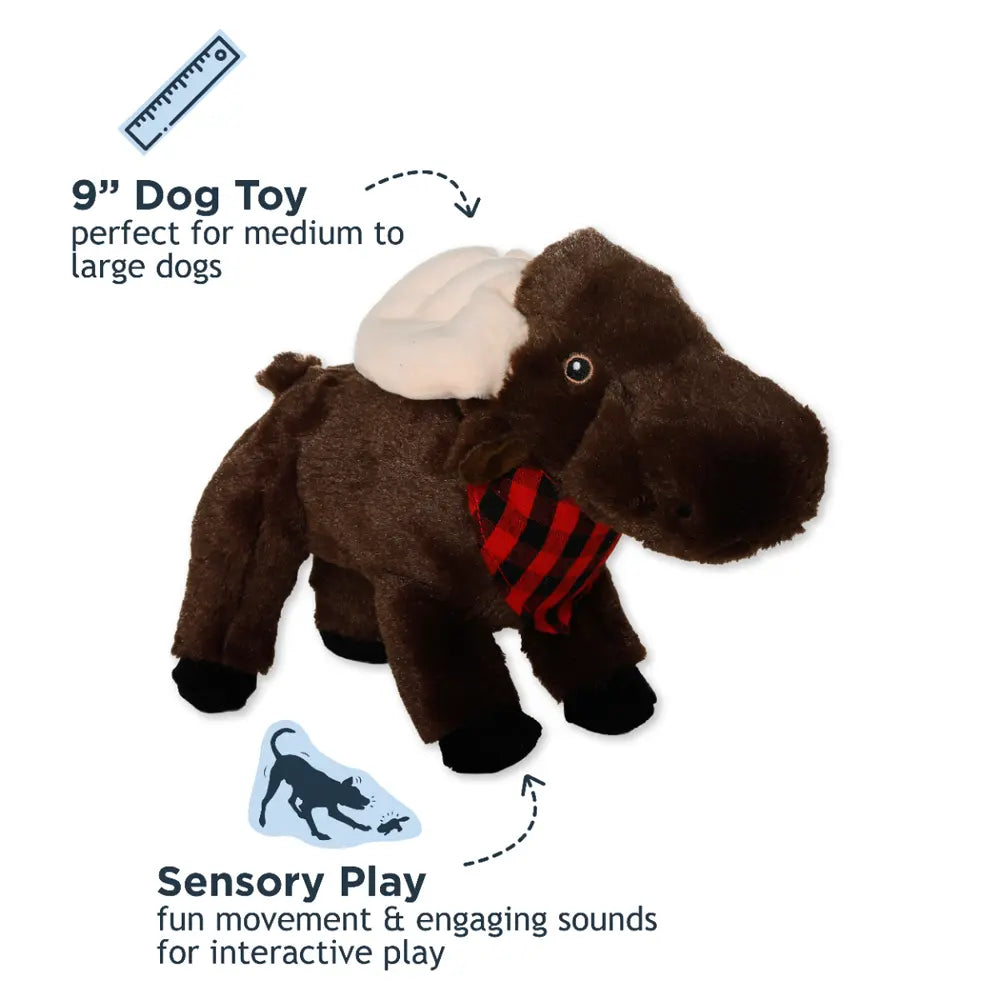 Tall Tails – Plush Animated Moose Toy - Large