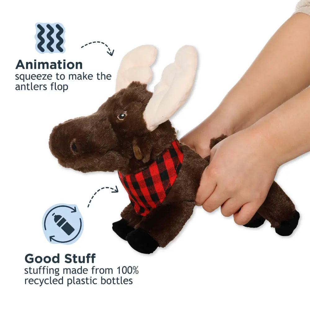 Tall Tails – Plush Animated Moose Toy - Large
