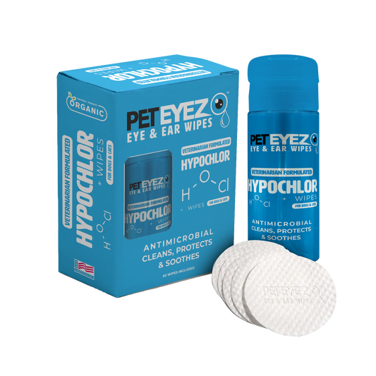 PetEyez™ Hypochlor and Wipes for Eyes and Ears