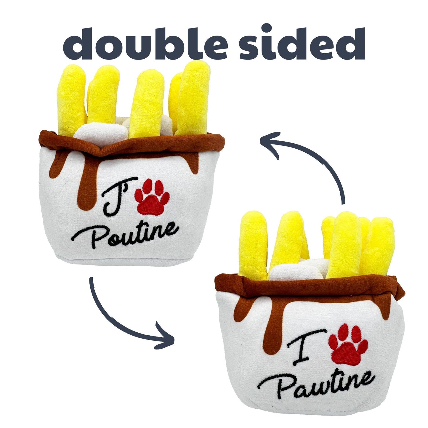 Huxley & Kent - Plush Poutine Dog Toy - Small