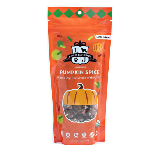 Lord Jameson Pumpkin Spice Organic Soft & Chewy Dog Treats 6-oz Bowmanville Ontario