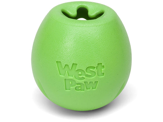 West Paw Zogoflex Rumbl Dog Toy, Jungle Green, Large (Size: Large)