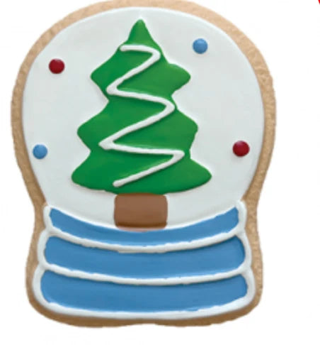 foufouBRANDS HOLIDAY Cookies for Santa Chew Snow Globe Dog Toy