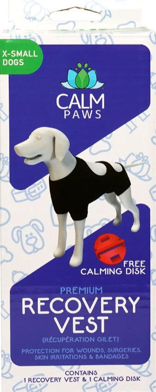 Calm Paws Recovery Vest w/ Disc, XS