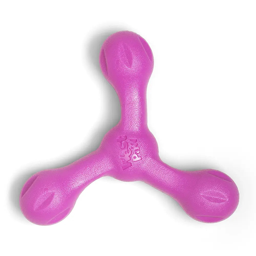 West Paw Skamp Fetch Dog Toy, Hot Pink