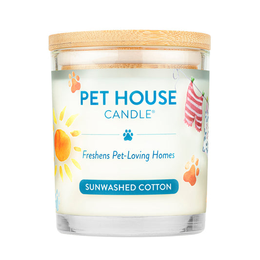 Pet House - Sunwashed Cotton Candle, 9oz