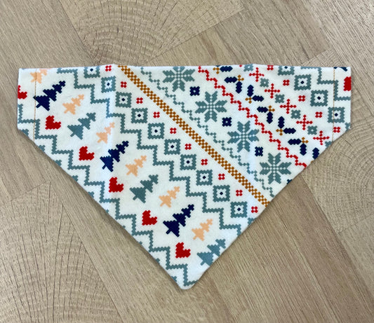 Bee's Handmade Goods - Tis The Season Bandana - Medium