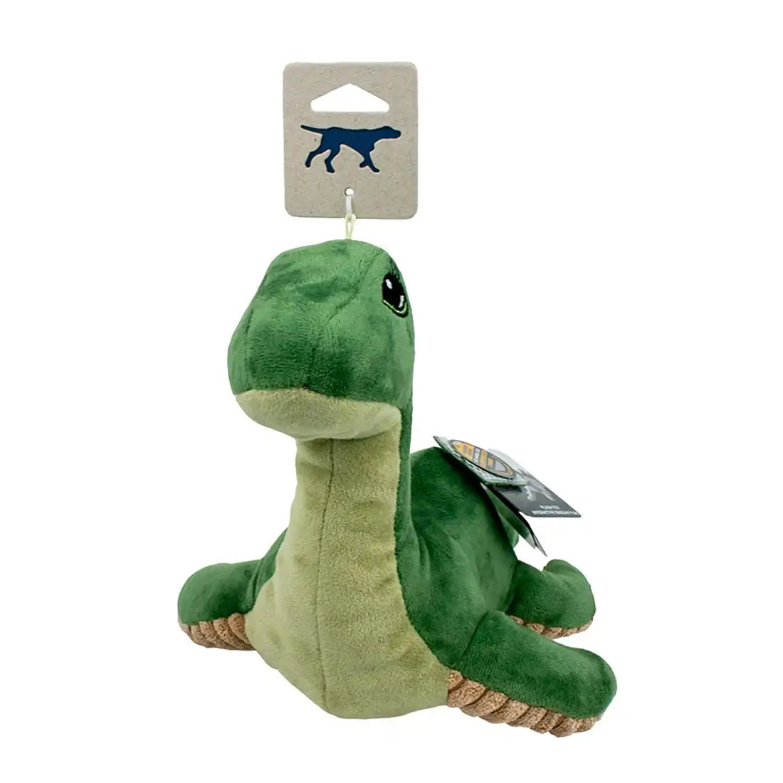 Tall Tails Plush Nessie Squeaker Crinkle Dog Toy 13-in