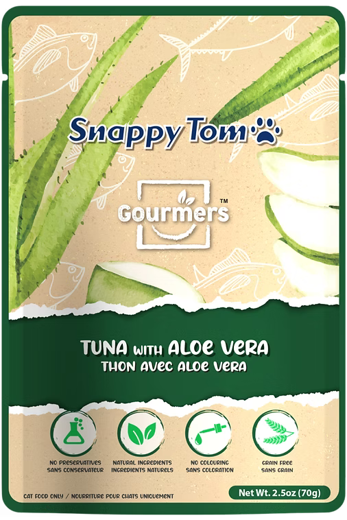 Snappy Tom Gourmers Tuna with Aloe Vera Cat Food 70-g