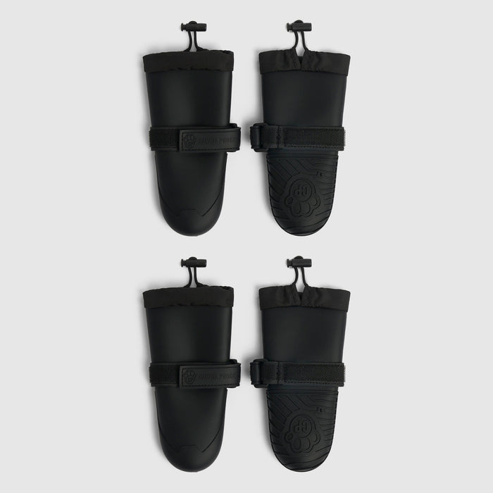 Canada Pooch Waterproof Dog Rain Boots, Black, Size 5