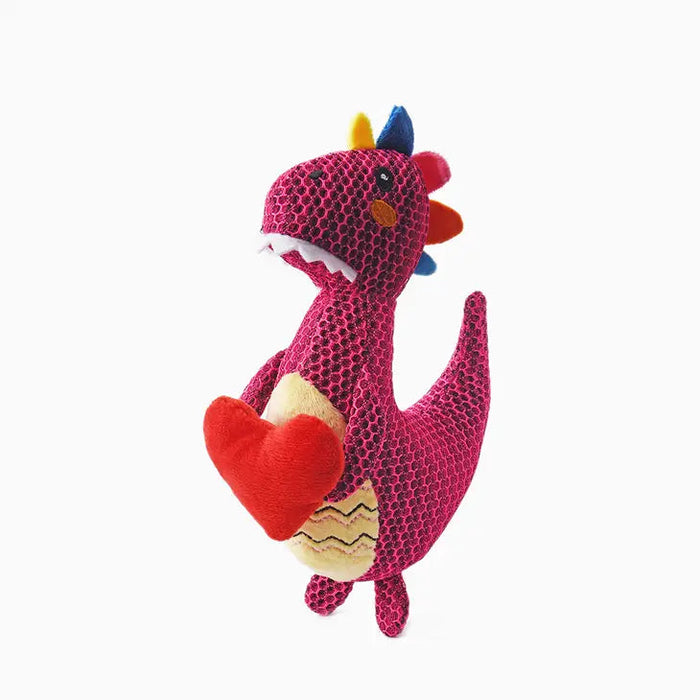 Hugsmart - Fuzzy Friendz Dinosaur Land - Rexy With Heart
