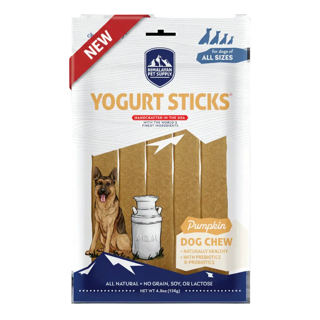 Himalayan Pet Supply Yogurt Sticks Pumpkin Dog Treat 4.8-oz Oshawa Ontario