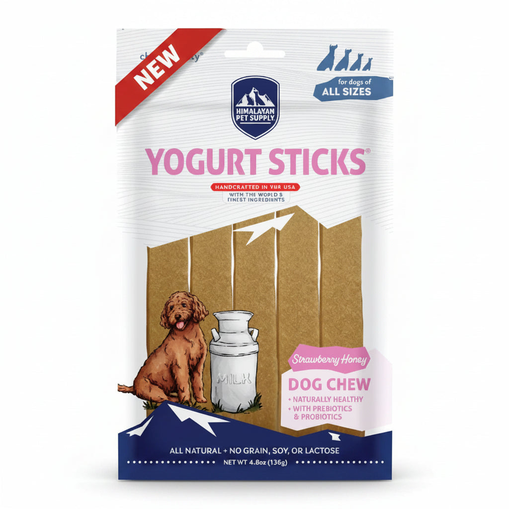 Himalayan Pet Supply Yogurt Sticks Strawberry Honey Dog Treat 4.8-oz Bowmanville Ontario