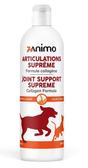 ZANIMO - Supreme, Collagen Formula - Hips & Joint Mobility, For Dogs And Cats, 250-ml