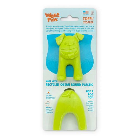 West Paw Toppl Stopper - Granny Smith Green