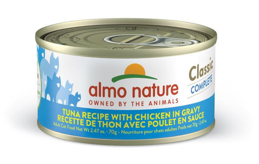 Almo Classic Complete Cat Food - Tuna With Chicken Recipe In Gravy 70g