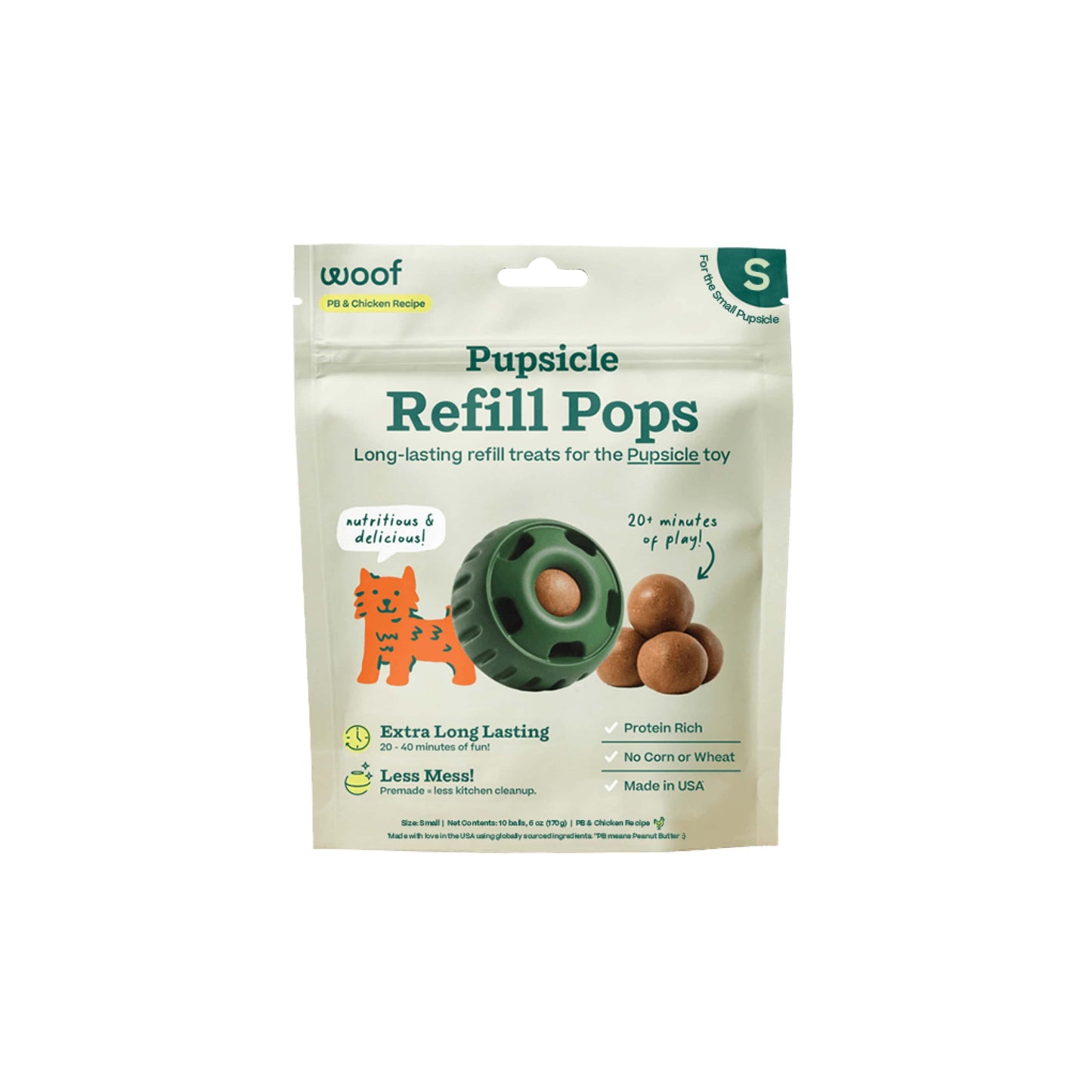 Woof - Chicken Pops - Small