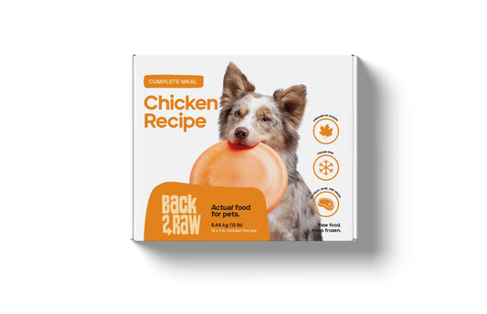 Back2Raw Complete Chicken Recipe Frozen Dog Food, 12-lb