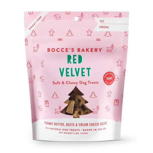Bocce's Bakery Red Velvet Soft & Chewy Dog Treats, 6-oz (Size: 6-oz)