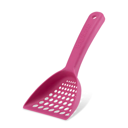 Beco Recycled Bamboo Cat Litter Scoop, Pink