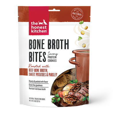 The Honest Kitchen Bone Broth Bites Beef, Sweet Potatoes & Parsley Dog Treat 8-oz Bowmanville Ontario