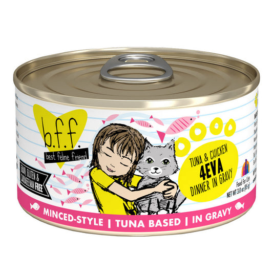 BFF - Tuna & Chicken 4EVA Wet Cat Food Can, 5.5oz