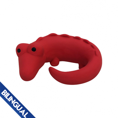 foufouBRANDS fouFIT ZooChew Gator Dog Toy