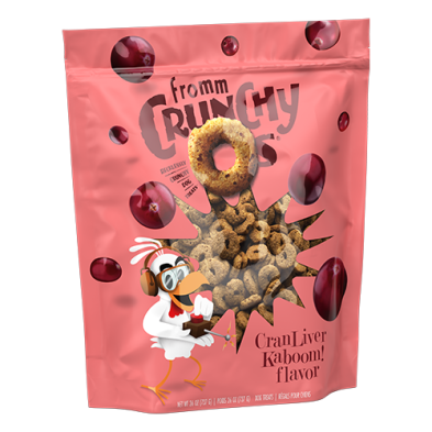 Fromm Crunchy O's CranLiver Kaboom! Flavor Dog Treats 26-oz bag