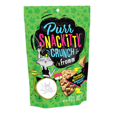 Fromm PurrSnacKitty Crunch Game Bird Blitz Flavor Cat Treats 3-oz bag