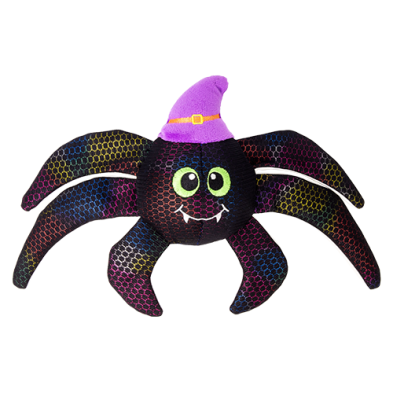 KONG Halloween Shakers Shimmy Spider Plush Dog Toy Medium