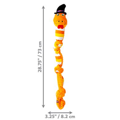 KONG Halloween Knots Snake Plush Dog Toy Medium/Large