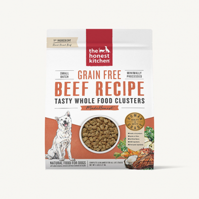 The Honest Kitchen Whole Food Clusters Beef Grain-Free Dry Dog Food, 5-lb (Size: 5-lb)