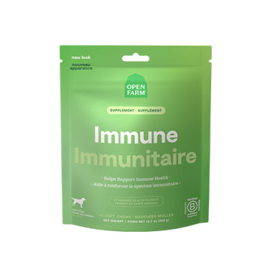 Open Farm Immune Supplement Chews for Dogs 90 Count