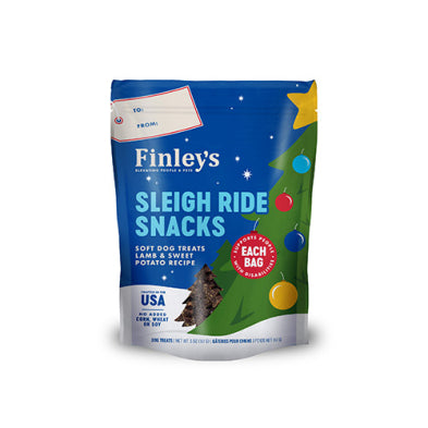 Finley's Sleigh Ride Snacks Lamb and Sweet Potato Soft Dog Treats 6-oz bag