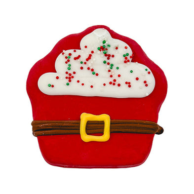 BOSCO AND ROXY'S Santa Cupcake Dog Cookie, 2.57-oz