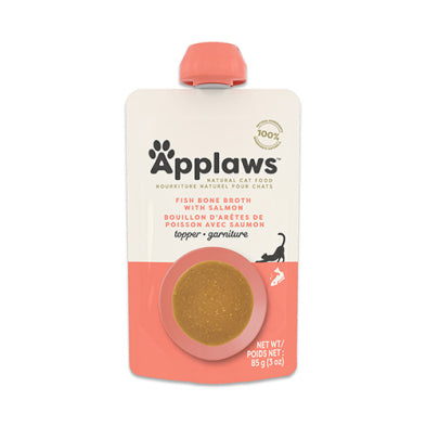 Applaws Vitality Fish Bone Broth with Salmon Cat Food Topper 85-g Port Hope Ontario