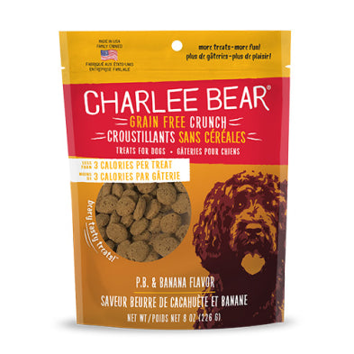 Charlee Bear Grain Free Crunch PB & Banana Crunchy Dog Treats 8-oz Bowmanville Ontario
