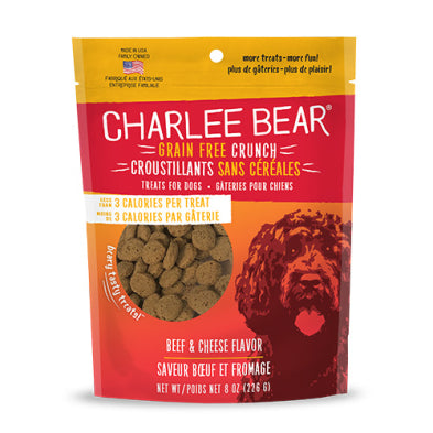 Charlee Bear Grain Free Crunch Beef & Cheese Crunchy Dog Treats 8-oz Courtice Ontario