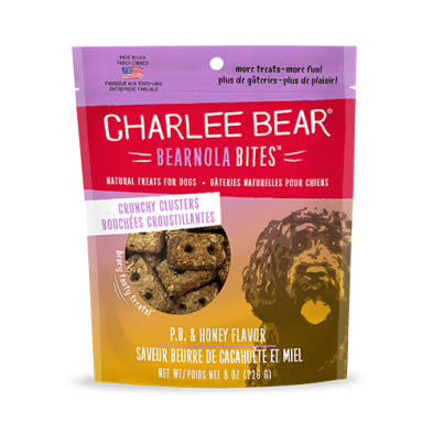 Charlee Bear Bearnola Bites P.B. & Honey Crunchy Dog Treat 8-oz Orono Ontario