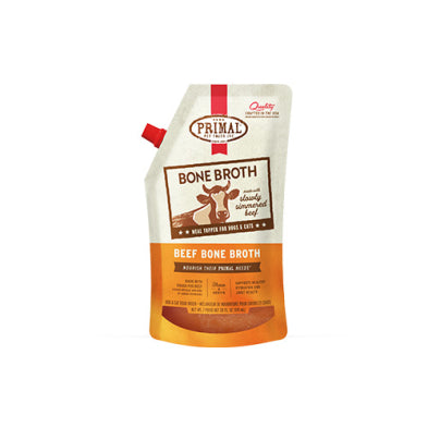 Primal Bone Broth Beef Recipe Frozen for Dogs and Cats 20-oz Port Hope Ontario