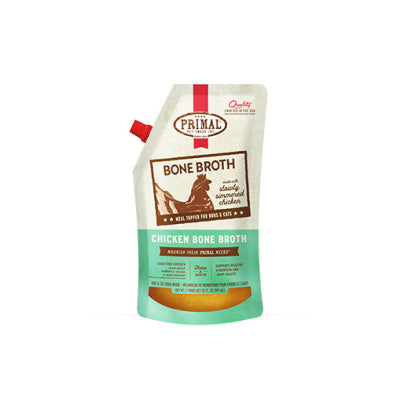 Primal Bone Broth Chicken Recipe Frozen for Dogs and Cats 20-oz Oshawa Ontario