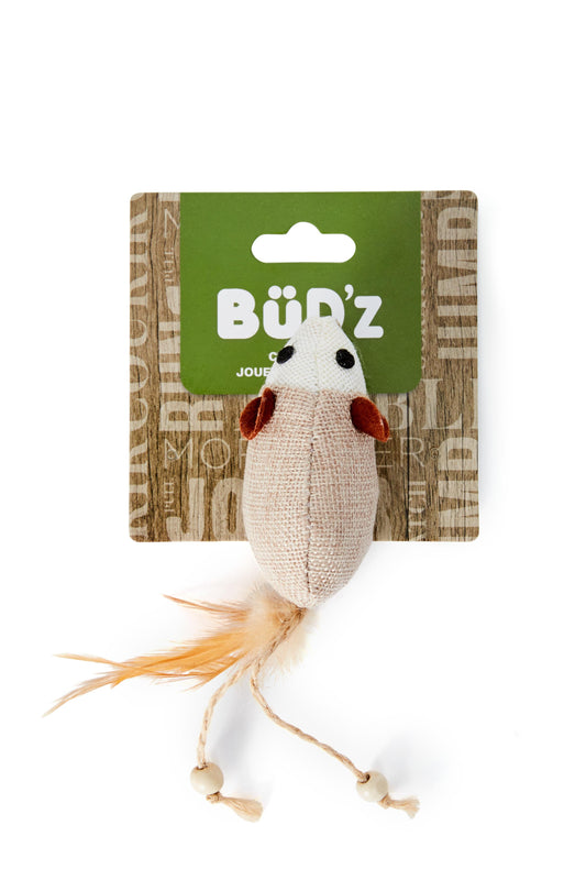Bud'z Mouse Cat Toy, 9-cm