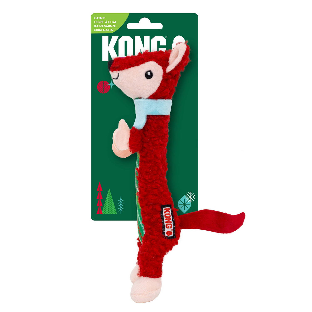 KONG Holiday Cat Luvs Fox Catnip Cat Toy