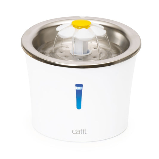 Catit Flower Fountain Stainless Steel Cat Waterer