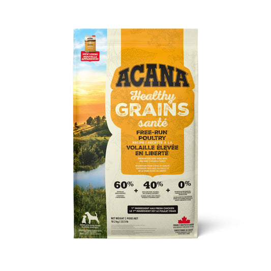 ACANA Healthy Grains Free-Run Poultry Dry Dog Food 10.2-kg Newcastle Ontario