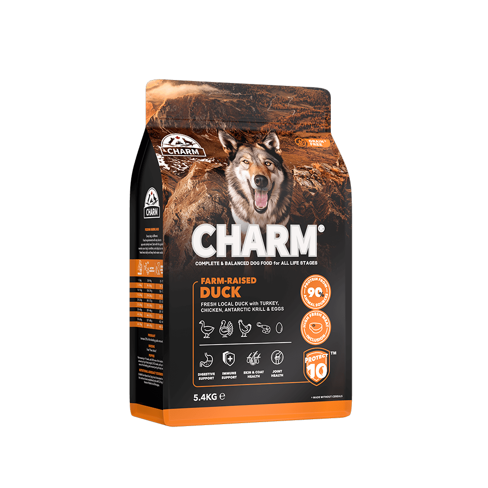 CHARM Farm-Raised Duck Dog Food, 5.4-kg