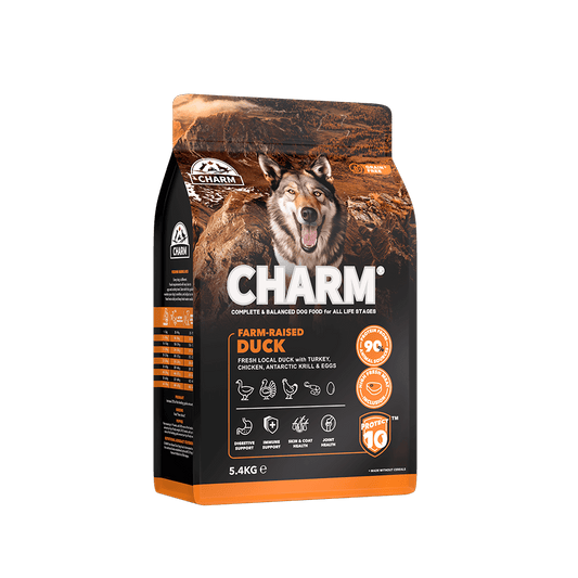 CHARM Farm-Raised Duck Dog Food, 5.4-kg